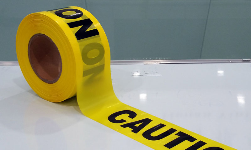 Caution tape
